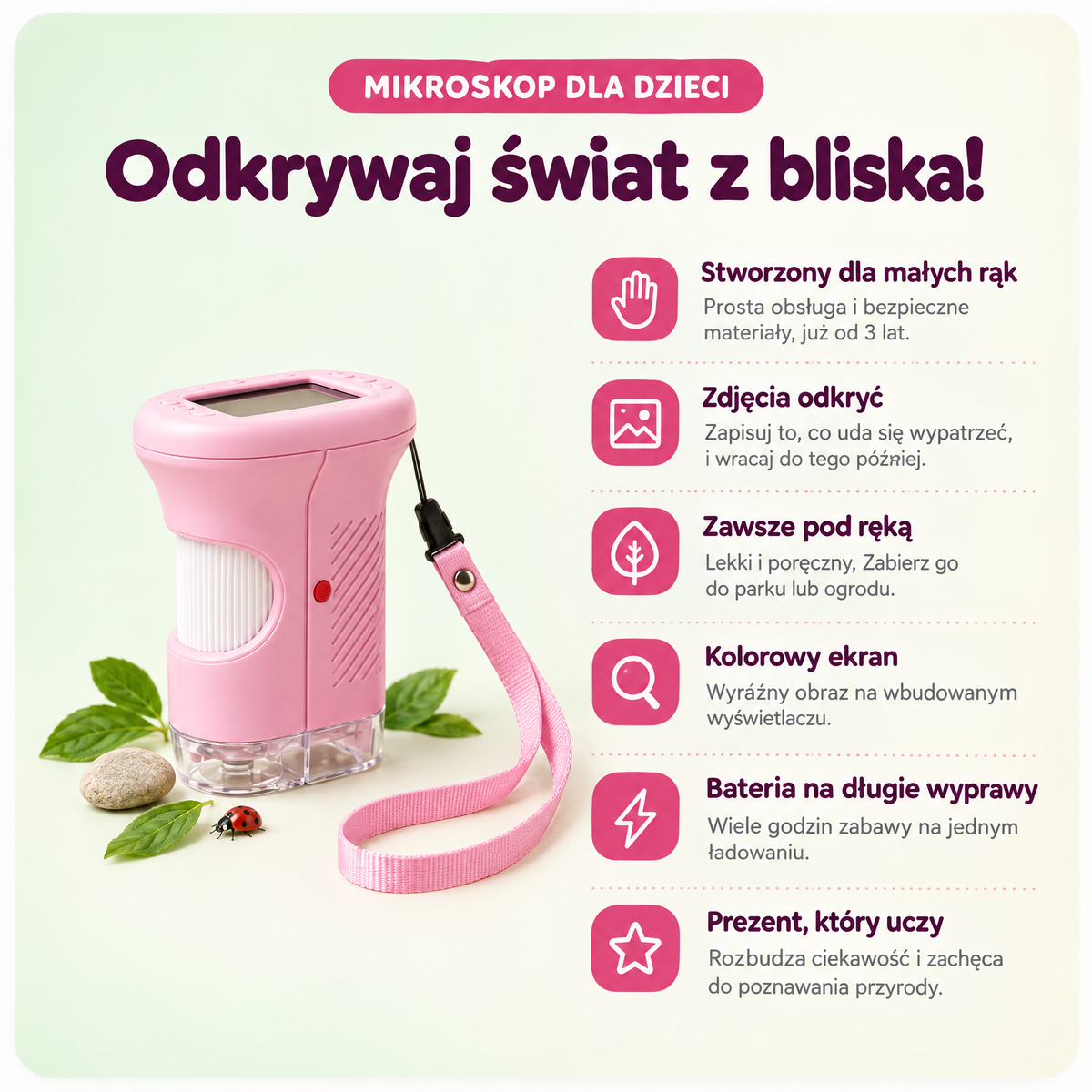 Mikronauta: pierwszy mikroskop Twojego dziecka